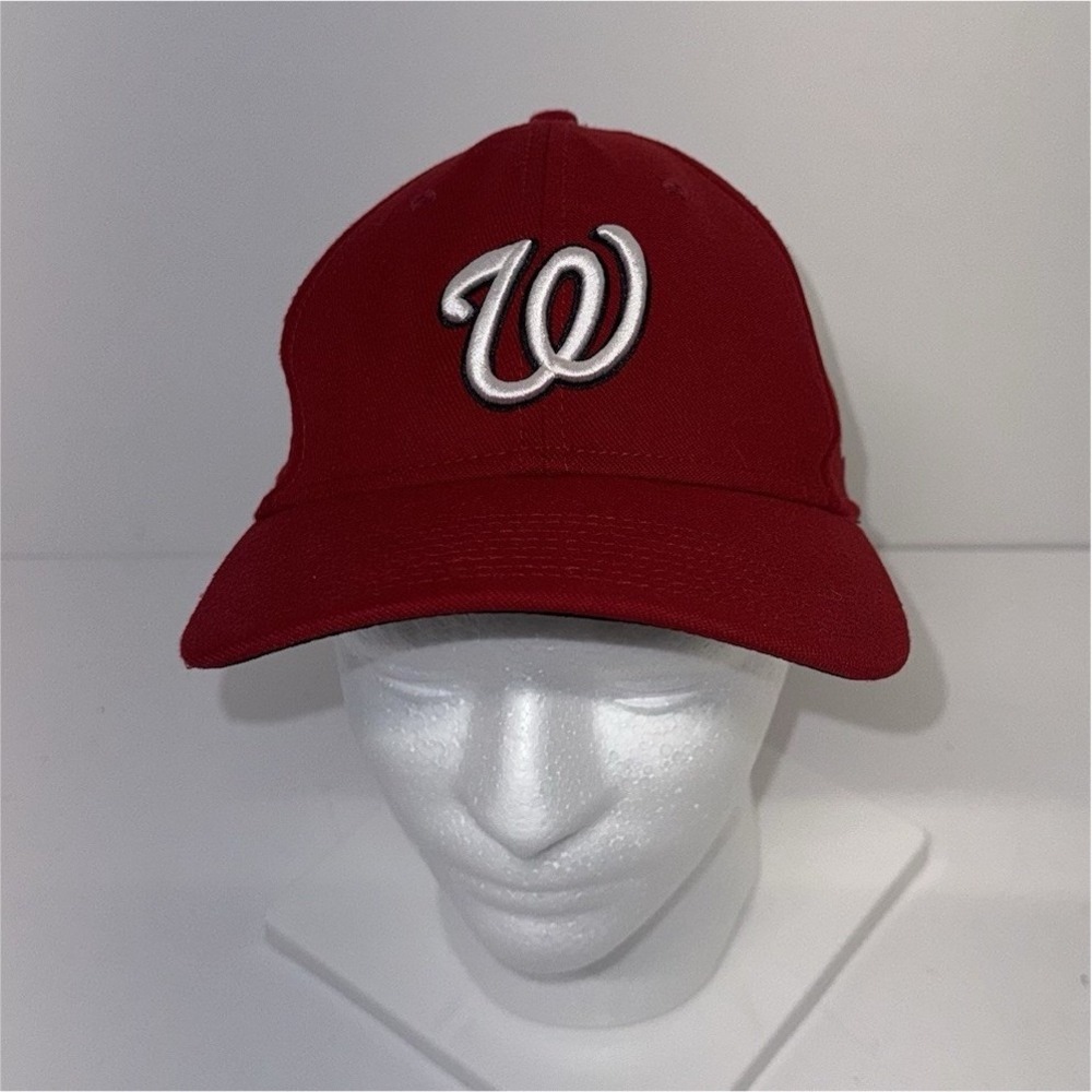 New Era Washington Nationals MLB 39THIRTY Cap Hat Red Small-Medium